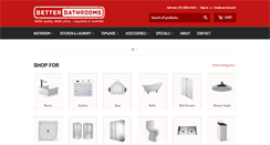 Desktop Screenshot of betterbathrooms.com.au