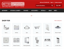 Tablet Screenshot of betterbathrooms.com.au